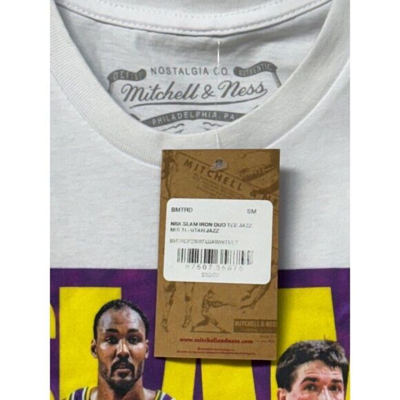 Mitchell & Ness NBA Slam Iron Duo Tee Jazz Multi, Utah Jazz, Sz. S - Picture 8 of 12